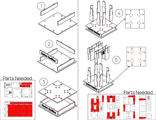 How we make instructions. Aesthetic and clear.