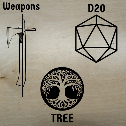 Pocket Tome (Mini Size) -  Trifold Book Box with free dice set.